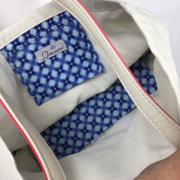 Braciano starfish canvas tote in red, white & blue - Picture 13 of 15